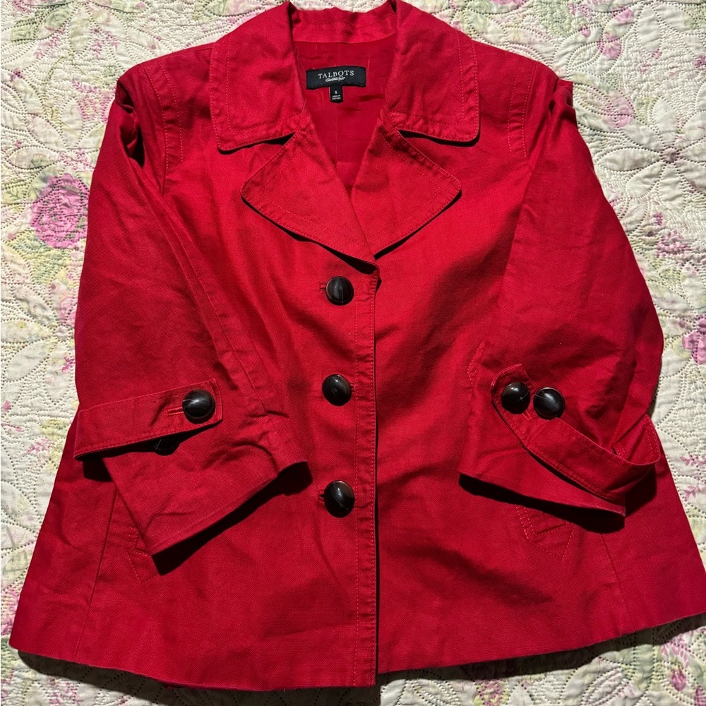 Talbots 3/4 sleeve jacket